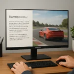 HANNspree Hybri Monitor Brings Paper-Like Displays to 75Hz Gaming — AI-generated illustration