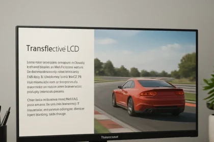 HANNspree Hybri Monitor Brings Paper-Like Displays to 75Hz Gaming — AI-generated illustration