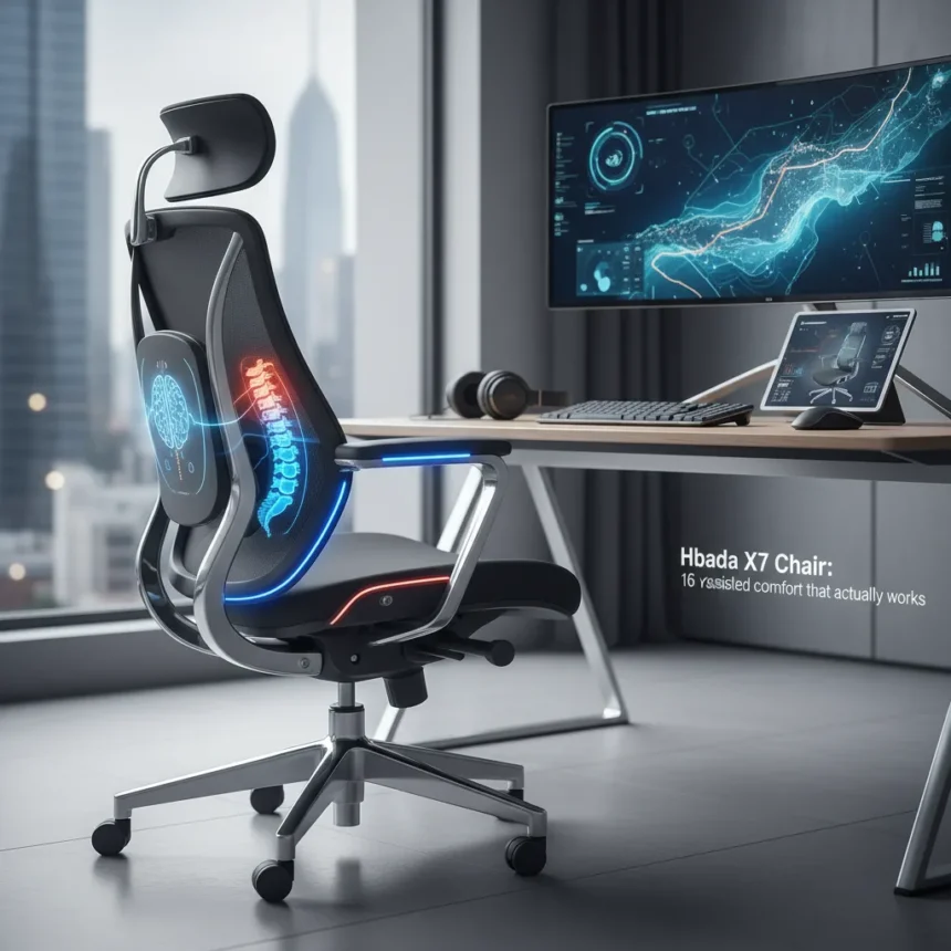 Hbada X7 Chair Review: AI-assisted comfort that actually works — AI-generated illustration