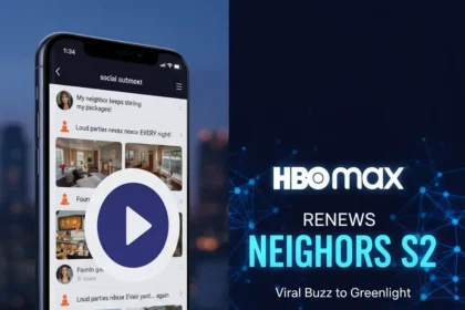HBO Max Renews Neighbors for Season 2 Amid Viral Buzz — AI-generated illustration