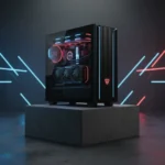 HP Omen Max 45L: Premium gaming desktop with flagship specs and flagship price — AI-generated illustration