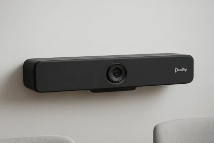 HP Poly Studio R30 Is the Video Bar Small Rooms Have Been Waiting For — AI-generated illustration