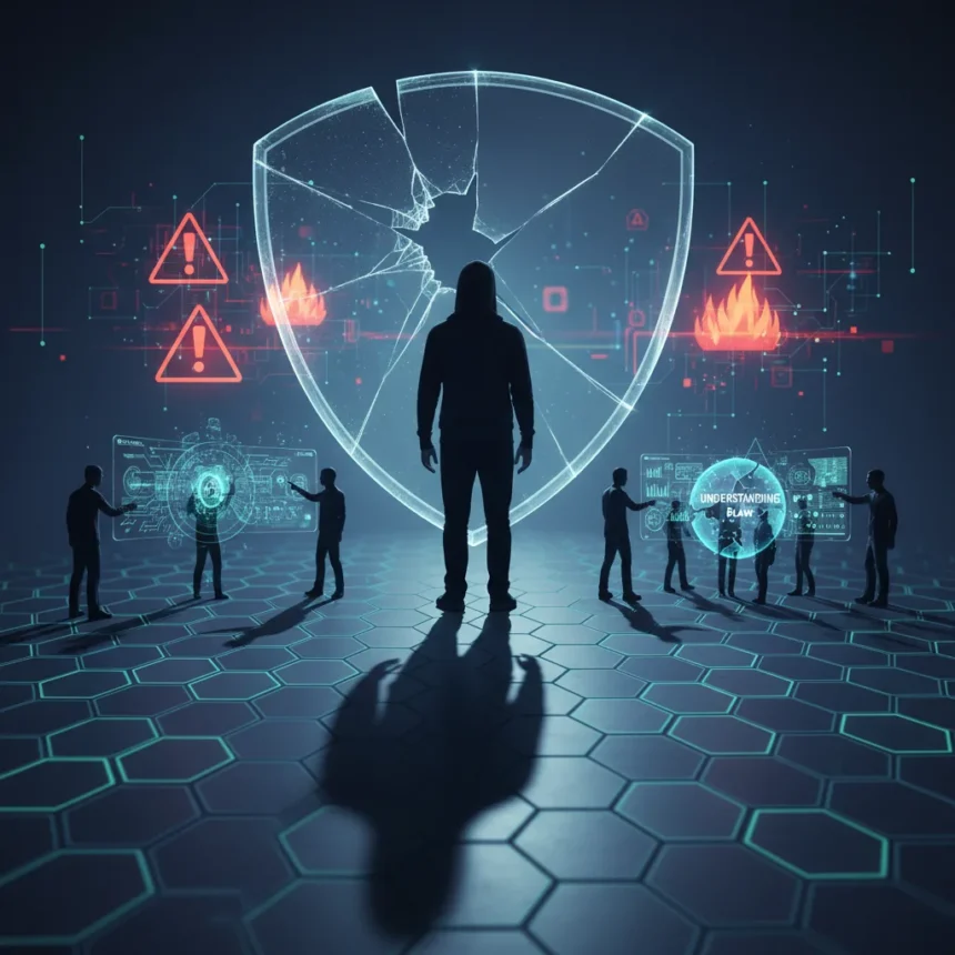 Human behavior in cybersecurity needs a security rethink — AI-generated illustration