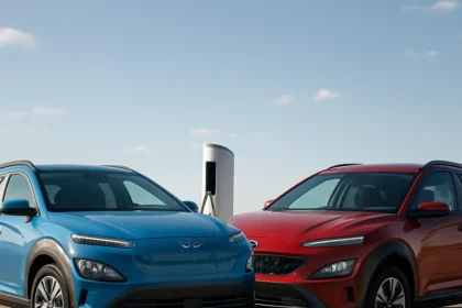 Hyundai Kona Electric vs Gas: Why EV Wins Long-Term — AI-generated illustration