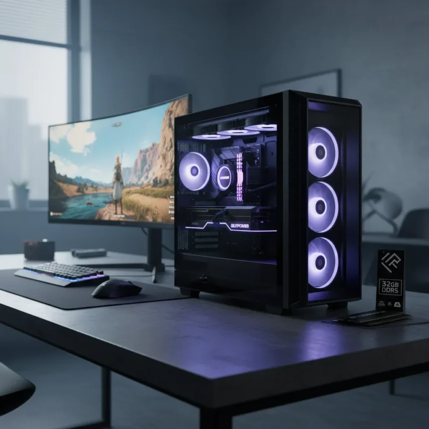 iBuyPower RDY Element 9 Pro R07 Crushes 4K Gaming at $1,949 — AI-generated illustration