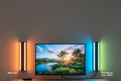 IKEA's budget Hue Play lookalike misses the immersion feature that matters — AI-generated illustration