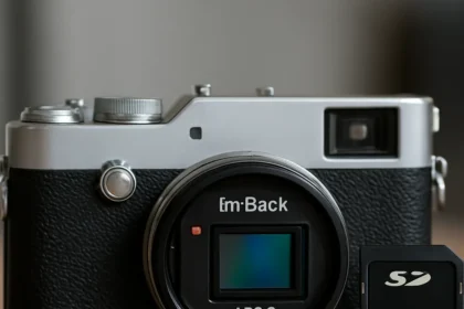 I'm Back Roll Brings APS-C Digital to Classic 35mm Film Cameras — AI-generated illustration