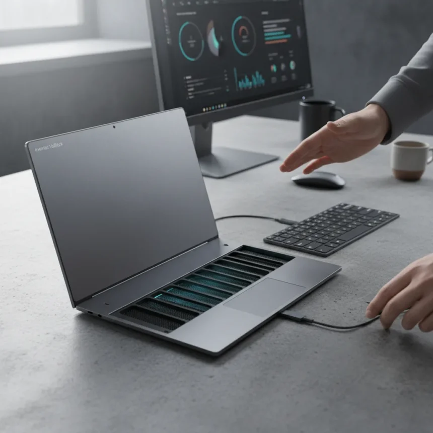 Inventec VeilBook's Removable Keyboard Is Clever, Not Essential — AI-generated illustration