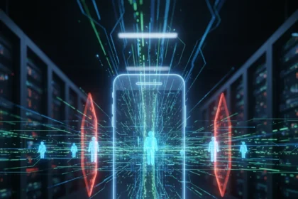 AI agents generate invisible mobile app traffic security teams miss — AI-generated illustration