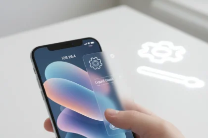 iOS 26.4 Finally Lets You Tone Down Liquid Glass — AI-generated illustration