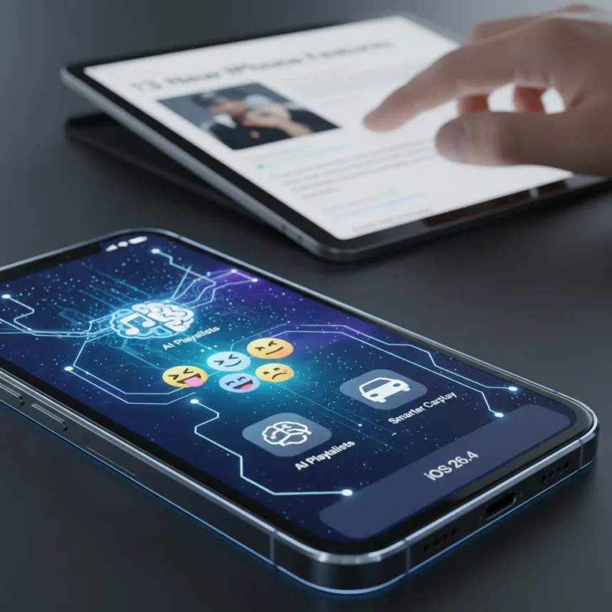 iOS 26.4 Brings 13 New iPhone Features Worth Installing Now — AI-generated illustration