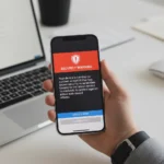 iOS outdated software alerts warn of active web-based attacks — AI-generated illustration