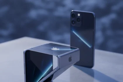 iPhone Fold delay pushes launch to winter 2026, months after iPhone 18 Pro — AI-generated illustration