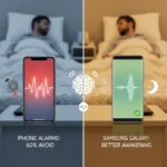iPhone alarm sounds fail where Samsung Galaxy excels