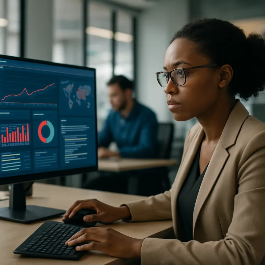 IT visibility gaps widen as hybrid environments surge — AI-generated illustration