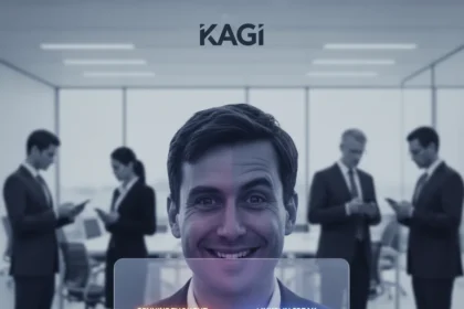 Kagi's LinkedIn Speak translator is hilariously cursed — AI-generated illustration