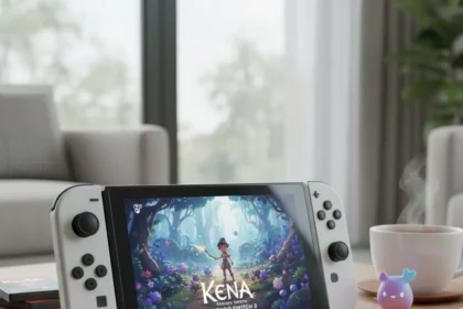Kena: Bridge of Spirits on Switch 2 is a masterclass in handheld polish — AI-generated illustration