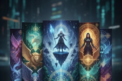 Kilart's Magic: The Gathering art blends fantasy with spiritual depth — AI-generated illustration