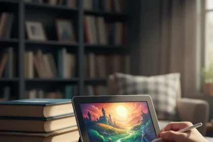 Kindle Colorsoft tempts even die-hard book lovers at record-low price — AI-generated illustration