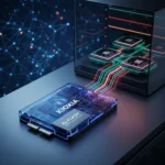 Kioxia Super High IOPS SSD targets AI bottleneck — AI-generated illustration