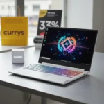 Lenovo Core Ultra 5 OLED laptop hits £599—33% off at Currys — AI-generated illustration