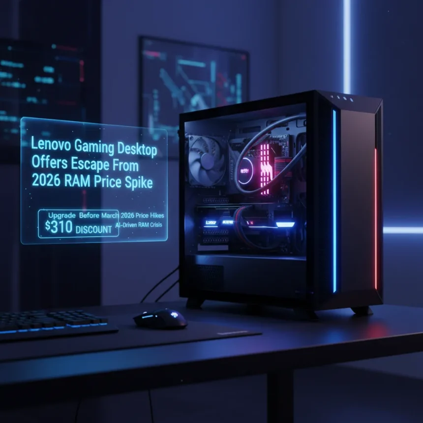 Lenovo Gaming Desktop Offers Escape From 2026 RAM Price Spike