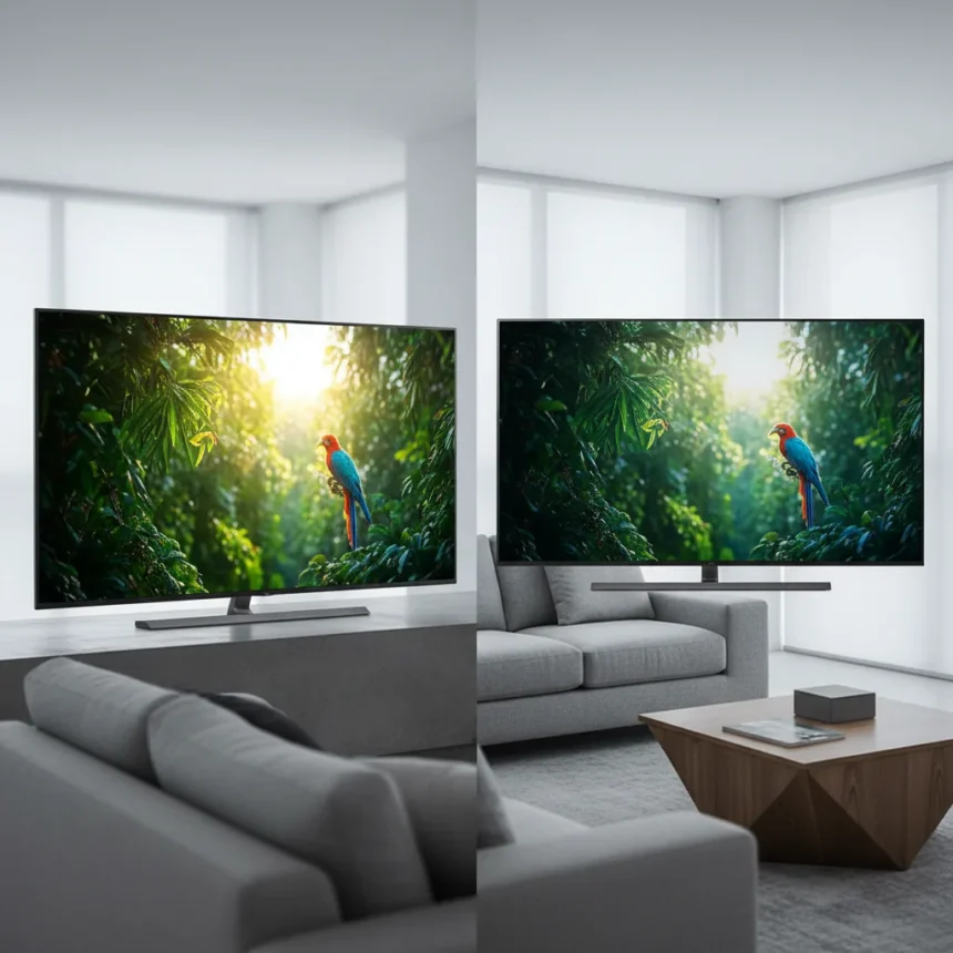 LG OLED evo vs standard OLED: which TV deserves your money — AI-generated illustration