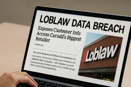 Loblaw Data Breach Exposes Customer Info Across Canada's Biggest Retailer — AI-generated illustration