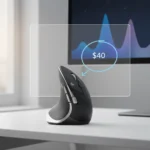 Logitech MX Vertical ergonomic mouse finally hits $40 discount — AI-generated illustration