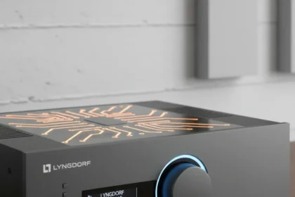 Lyngdorf TDAI-2210 Rewrites Streaming Amplifier Rules — AI-generated illustration