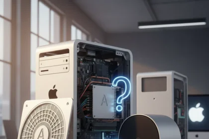 Mac Pro design legacy faces uncertain future amid Apple shifts — AI-generated illustration