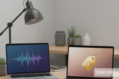 MacBook Air M5 15-inch is great, but M4 at $300 off is the smarter buy — AI-generated illustration