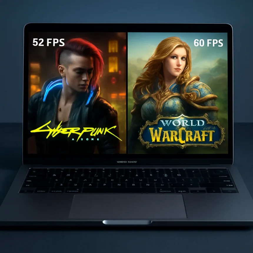 MacBook Neo Gaming Performance Defies Budget Laptop Expectations — AI-generated illustration