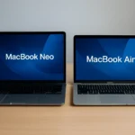 MacBook Neo vs Air: Budget Laptop Exposes Real Tradeoffs — AI-generated illustration