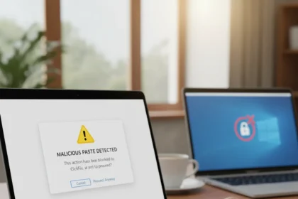 Apple's macOS ClickFix warning is a quiet win Windows needs — AI-generated illustration