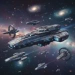 Mark Zhang's spacecraft designs transcend cosmic backdrops