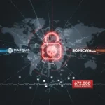 Marquis sues SonicWall over ransomware attack affecting 672,000 people — AI-generated illustration
