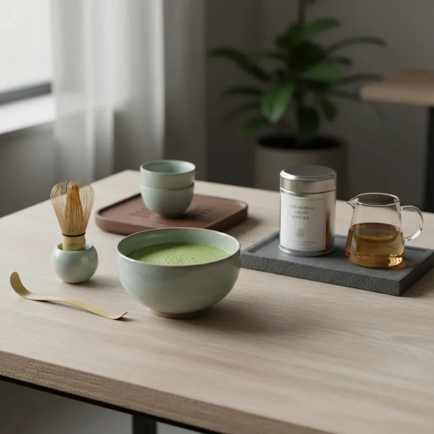 Beautiful matcha kits transform tea breaks into mindful rituals