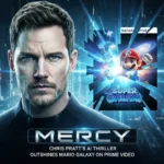 Mercy: Chris Pratt's AI thriller outshines Mario Galaxy on Prime Video — AI-generated illustration