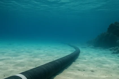 Meta's 2Africa Undersea Cable Hits a Wall in the Red Sea — AI-generated illustration
