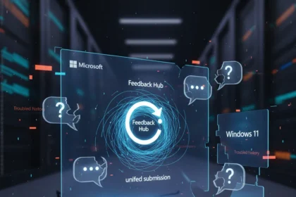 Microsoft's Feedback Hub overhaul won't fix Windows 11's trust problem — AI-generated illustration
