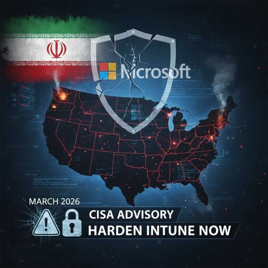 Microsoft Intune security gaps expose US firms to Iranian attacks — AI-generated illustration