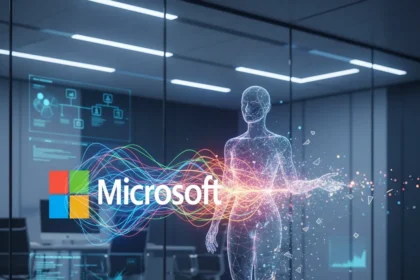 Microsoft's AI transformation reshapes HR as diversity chief departs — AI-generated illustration