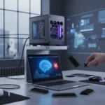 Minisforum AI X1 Pro-470 shines but demands RAM upgrade — AI-generated illustration