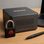 Minisforum N5 Max NAS Pairs AI Power With a Security Risk — AI-generated illustration