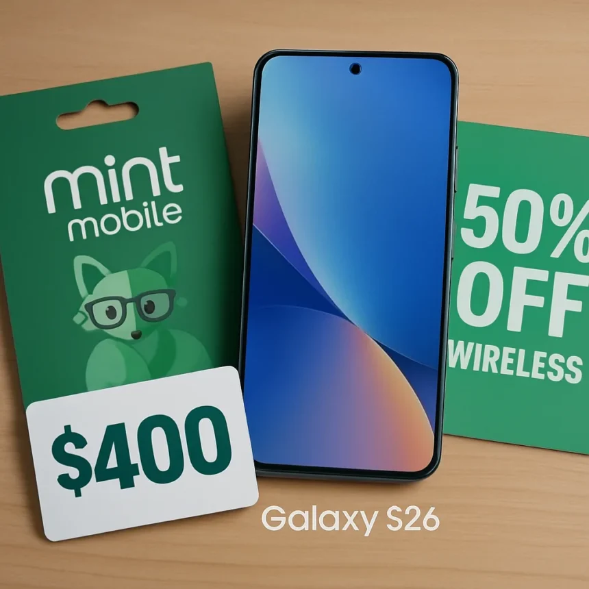 Mint Mobile Galaxy S26 Deal Cuts Over 40% Off a Brand-New Flagship