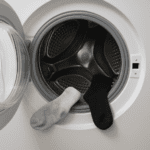 Missing Socks Mystery Solved: They’re Inside Your Washing Machine — AI-generated illustration