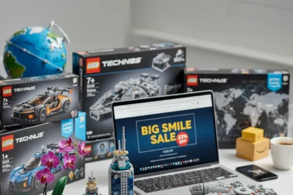 Modern Lego sets hit 33% off on Amazon's Big Smile Sale — AI-generated illustration