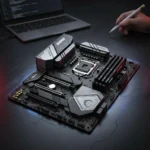 MSI MPG X870E Carbon Max Wifi: Premium price, incremental gains — AI-generated illustration