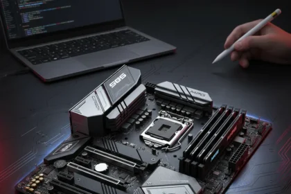 MSI MPG X870E Carbon Max Wifi: Premium price, incremental gains — AI-generated illustration